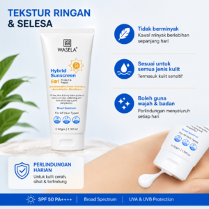 Wasela Hybrid Sunscreen 6 in 1
